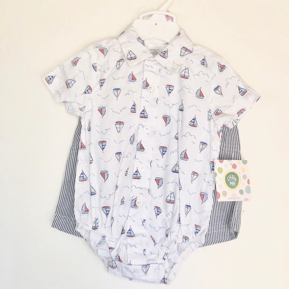 NWT Little Me Kids Matching Set 12 Months